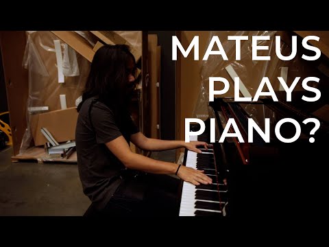 Mateus Asato Playing Piano - Behind the Scenes at Sweetwater w/Jackson Audio