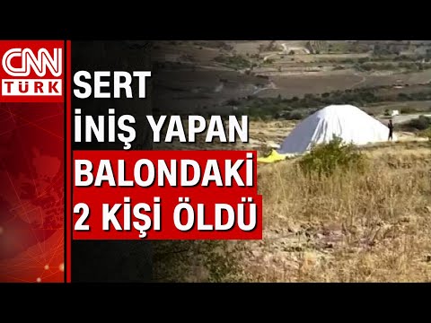 Kapadokya'da balon kazası: 2 ölü, 3 yaralı