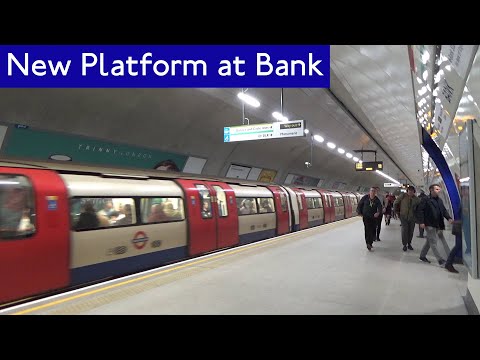 The New Northern line Platform at Bank