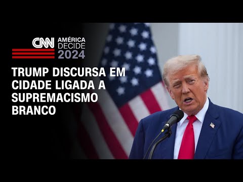 Trump discursa em cidade ligada a supremacismo branco | LIVE CNN