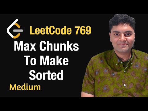 Max Chunks To Make Sorted - Leetcode 769 - Python