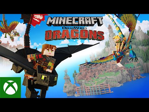 Minecraft Dreamworks How to Train Your Dragon DLC : Official Trailer