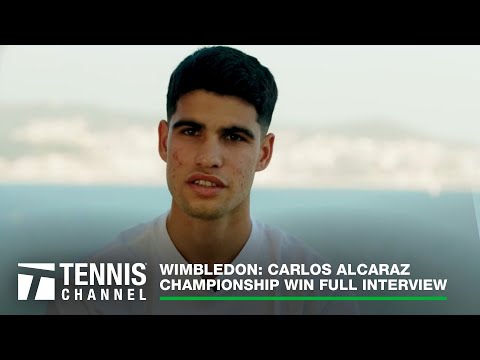 Carlos Alcaraz talks about Wimbledon victory | 2023 Hopman Cup Interview