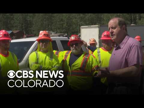 Governor thanks Colorado transportation workers who jumped into action after fire destroyed bridge