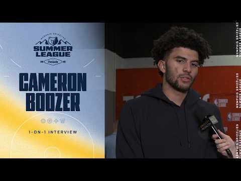 Cameron Boozer 1 on 1 Interview | Grizzlies vs. Hawks