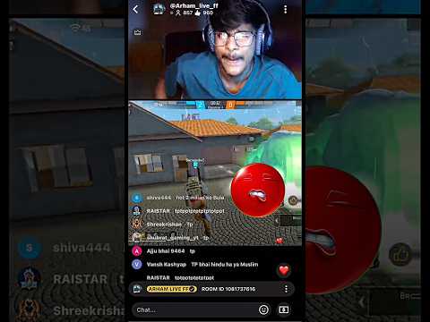 Arham Live give Reacts on My Gameplay 💀🏴☠️…!! #freefire #foryou #fyp
