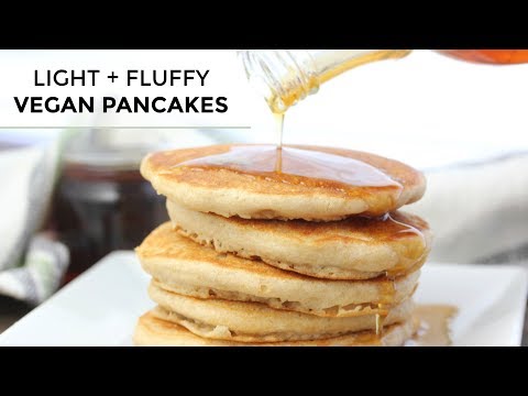 Vegan Pancakes | Light + Fluffy Vegan Pancake Recipe - UCj0V0aG4LcdHmdPJ7aTtSCQ