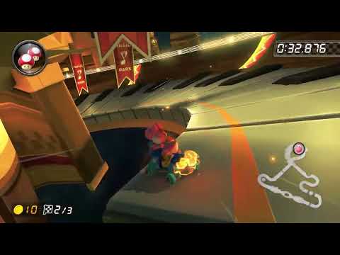 3DS Music Park [200cc] - 1:22.773 - Army (Mario Kart 8 Deluxe World Record)