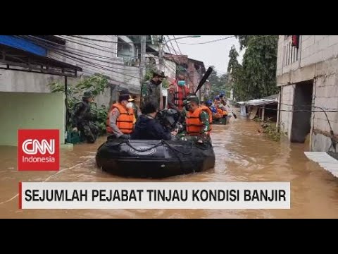 Sejumlah Pejabat Tinjau Kondisi Banjir