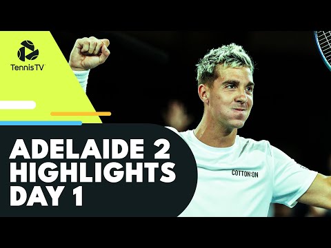 Kokkinakis Faces Popyrin; Kecmanovic & Edmund Also Feature | Adelaide 2 2023 Day 1 Highlights