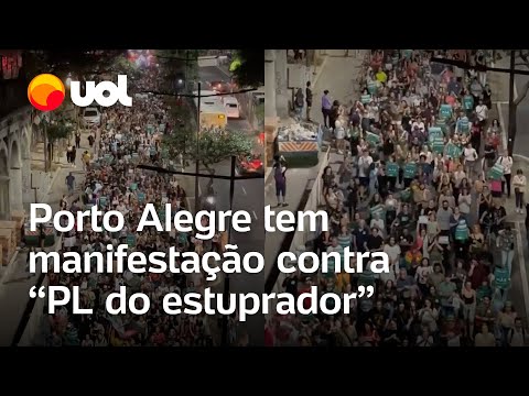 Aborto: Manifestação contra a PL 1904 acontece em Porto Alegre