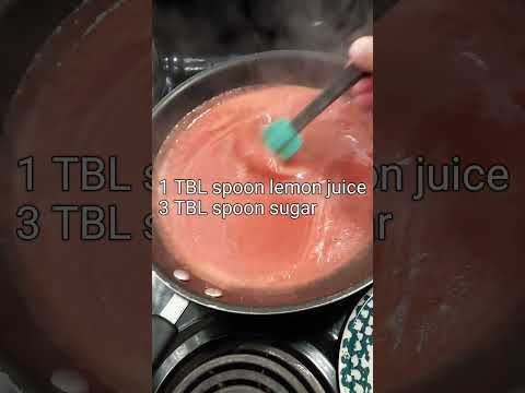 Strawberry fruit rollups#strawberries #homemadefoo 