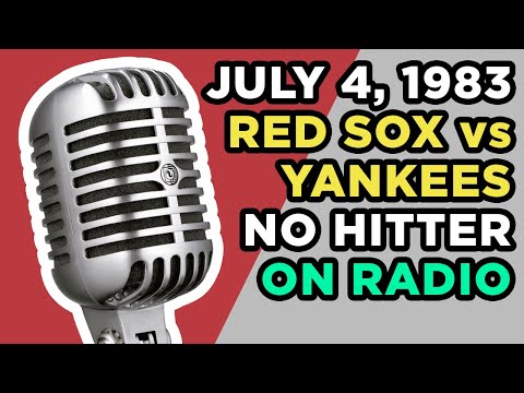 7/4/1983 Boston Red Sox v New York Yankees - Dave Righetti No Hitter - Radio Broadcast video clip