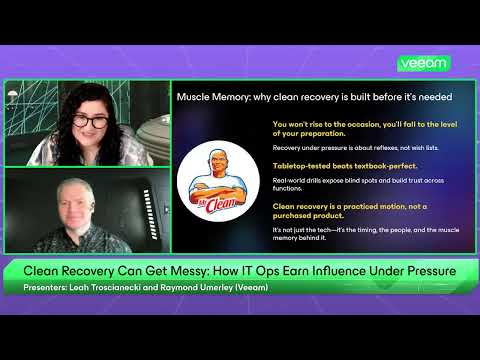 Clean Recovery Can Get Messy: How IT Ops Earn Influence Under Pressure