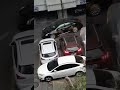 Automobiliste bloqué sur un parking