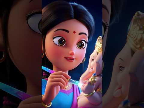 Ganesh Chaturthi Painting Competition | India vs Pakistan | 3D Moral Story | #ai #ganesh #shorts