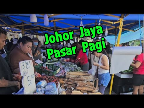 Beautiful Morning at Johor Jaya Pasar Pagi.