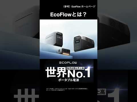 【外出時に便利!】EcoFlowのプロ仕様のモバイルバッテリーは充電早過ぎです!#ガジェット#ecoflow