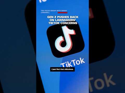 Hear Gen Z push back on lawmakers' TikTok concerns