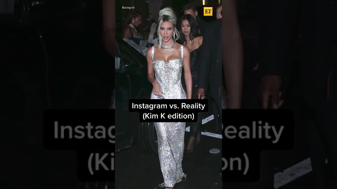 Instagram vs. Reality: Kim Kardashian Edition #shorts