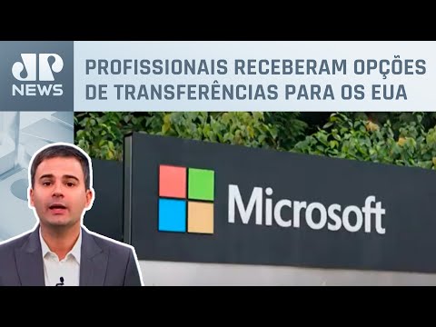 Microsoft sugere que funcionários deixam a China; Bruno Meyer comenta