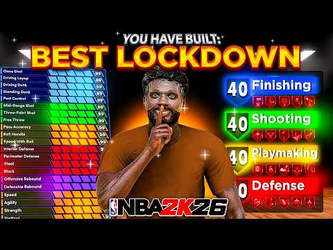 NEW 6'6 LOCKDOWN DEFENDER BUILD in NBA 2K26… THIS BUILD IS BROKEN 😳🔥