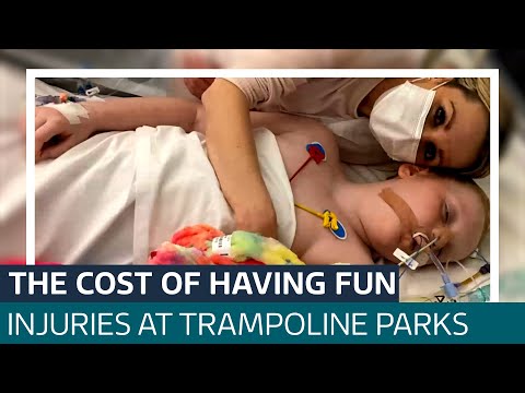 'I screamed in agony': The shocking injuries sustained at trampoline parks | ITV News