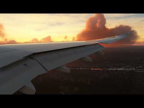 Qatar Airways A330-900 landing in Frankfurt [FRA]