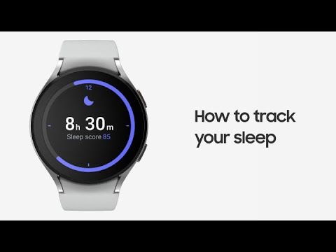 Galaxy Watch4: How to track your sleep | Samsung