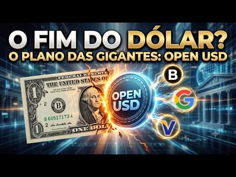 O Fim do Dólar? O Novo Plano da BlackRock, Google e Visa (Open USD)
