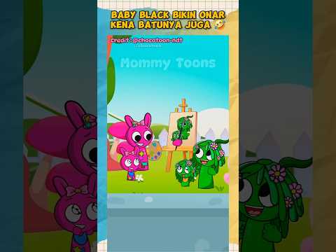 Baby Black Bikin Onar, Kena Batunya Juga #sprunki #dubbing #funny #incredibox #oren #pinki #wenda