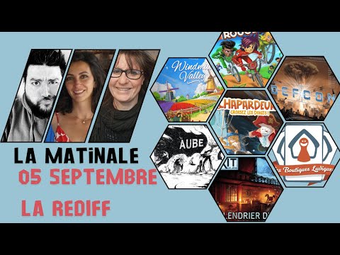 La Matinale du 5 Septembre ! Petit tour des sorties de la semaine & Prix du GBL !
