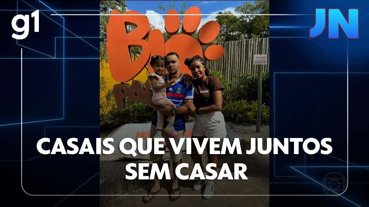 Jornal Nacional maior parte dos casais brasileiros que vivem juntos não oficializou a relação