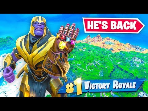 THANOS IS BACK IN FORTNITE!!! (Avengers Endgame) - UCh7EqOZt7EvO2osuKbIlpGg