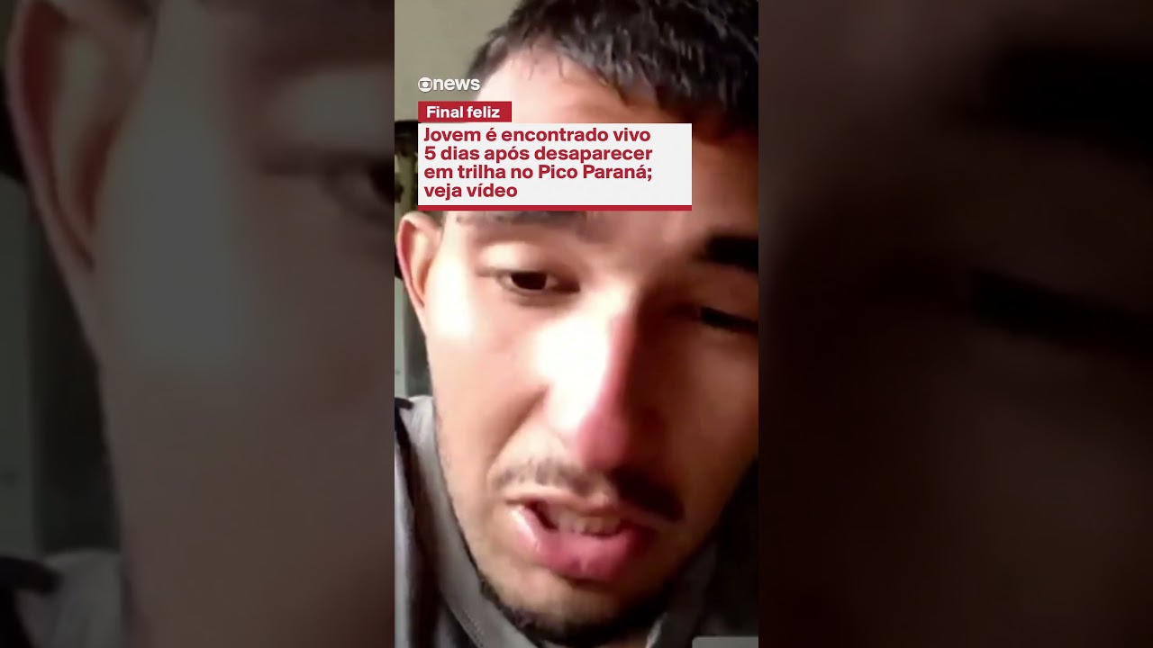 Jovem é encontrado vivo 5 dias após desaparecer em trilha no Pico Paraná