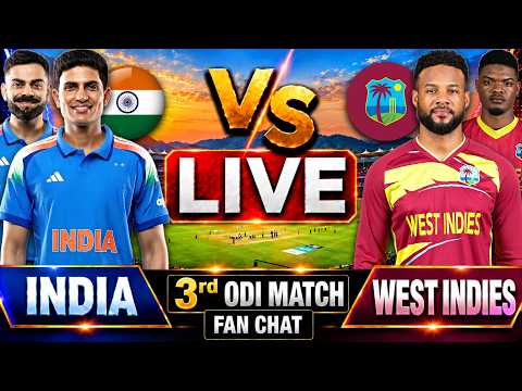 🔴LIVE: India vs West Indies 2nd ODI Cricket Match Score | IND vs WI 2nd ODI Live Cricket match Today