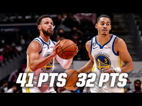 Curry and Poole combine for 73 PTS in the Warriors' win over the Wizards 🔥