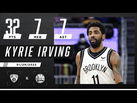 Kyrie Irving’s 32-7-7 not enough as Nets fall to Warriors video clip