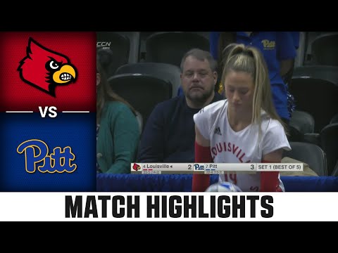 Louisville vs. Pittsburgh ACC Volleyball Highlights (2023)
