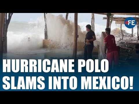 Hurricane Polo Makes Second Landfall In Mexico, Floods Guaymas Streets | World News