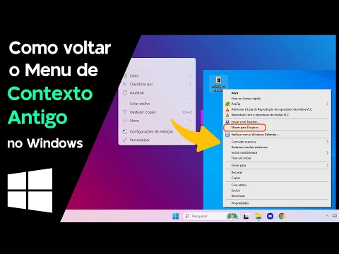 Como voltar o MENU de CONTEXTO Antigo no Windows (Menu Direito do Mouse)