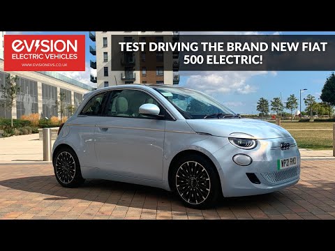EVision Electric Vehicles: Test Driving The New Fiat 500 Electric!