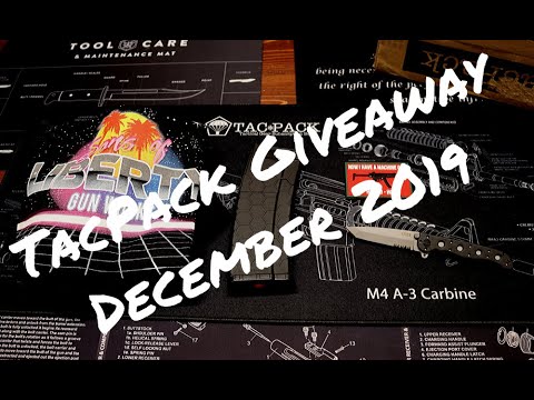 TACPACK Free Giveaway - December 2019