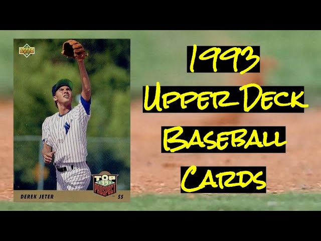 A Look at the 93 Upper Deck Baseball Rookies