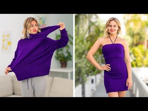 EASY CLOTHES HACKS FOR GIRLS || Brilliant DIY Ideas by 123 GO! - UCBXNpF6k2n8dsI6nBH8q4sQ