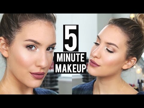 5 MINUTE MAKEUP TUTORIAL (That ACTUALLY Takes 5 Minutes) | JamiePaigeBeauty - UCzqyss12CyV4jZtrhpksF4Q