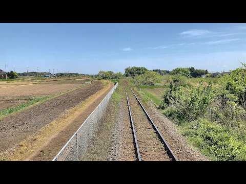 關東鐵道龍ケ崎線前面展望 佐貫→龍ヶ崎 <Cabview Japanrail Kanto Railway Ryūgasaki Line Sanuki → Ryūgasaki>