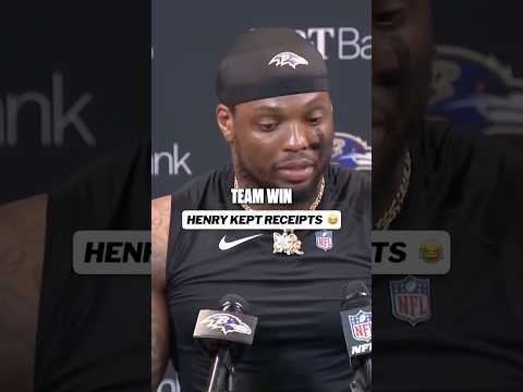 Derrick Henry wasn't about to let this slide 😂 #nfl #ravens #derrickhenry