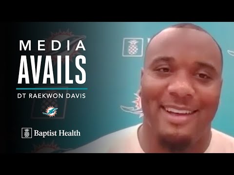 Raekwon Davis meets with the media | Miami Dolphins video clip