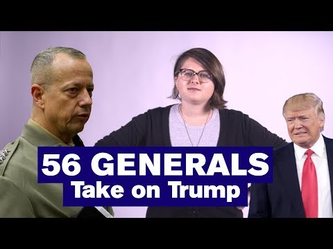 Daily Equality: 56 Generals Take On Trump